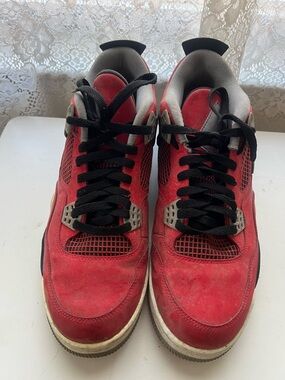 Nike Red and Black Men's Athletic Sneakers